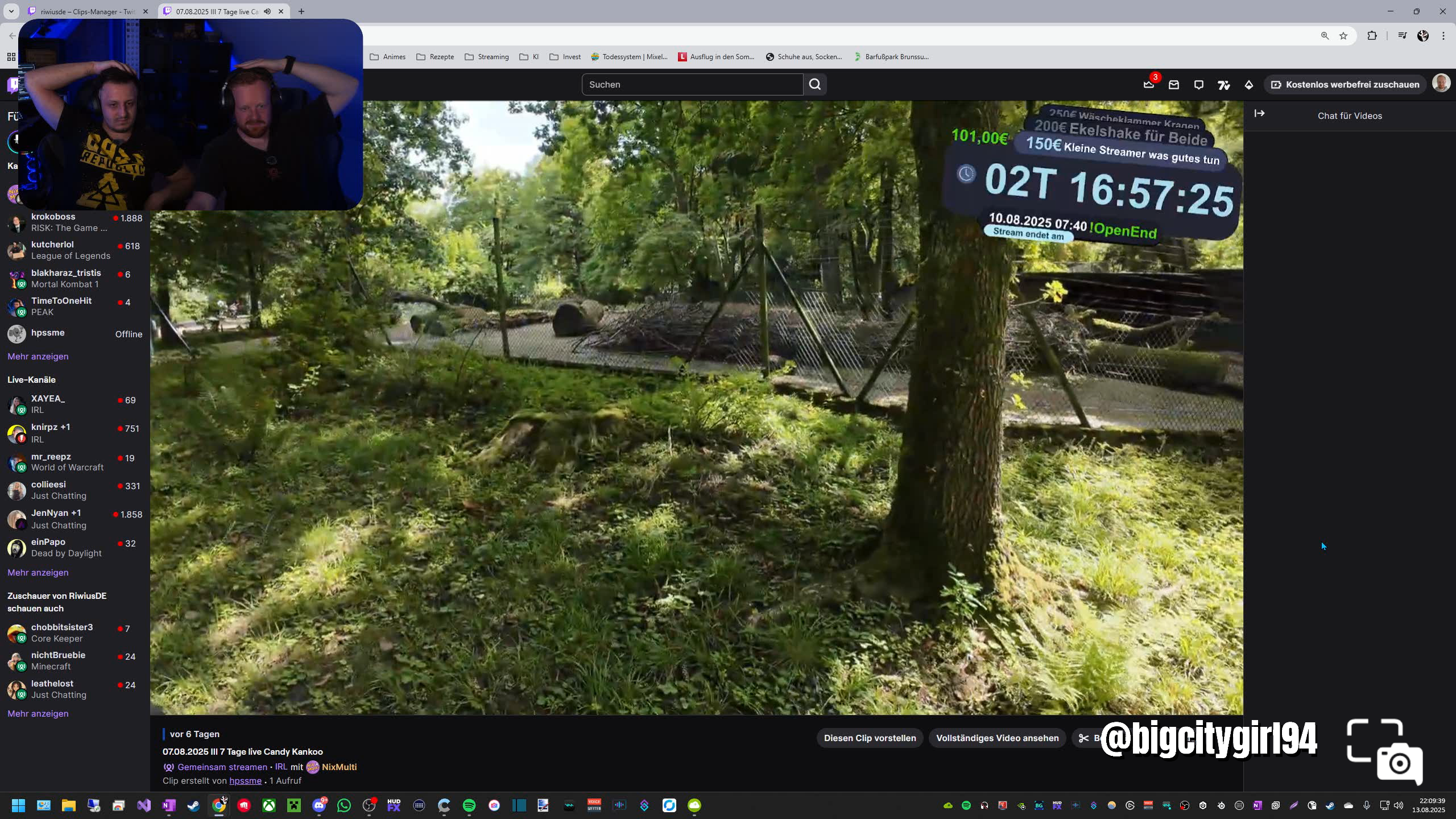 Stream-Moment